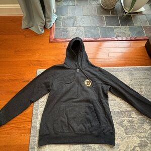 Bruins Hockey Dark Gray Hoodie